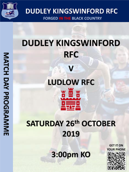 Dudley Kingswinford Rfc Forged in the Black Country