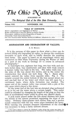 Aggradation and Degradation of Valleys