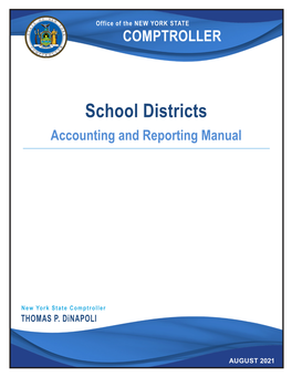 Accounting and Reporting Manual for School Districts