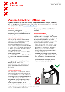 Waste Guide Noord 2021