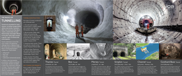 Tunnelling Are Commonly Used: Tunnels Are Excavated for Many 1