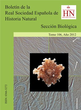 Boletín De La Real Sociedad Española De Historia Natural Sección Biológica