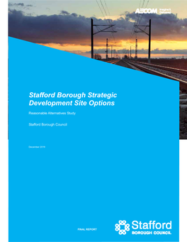 Stafford Borough Strategic Development Site Options