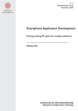Smartphone Application Development