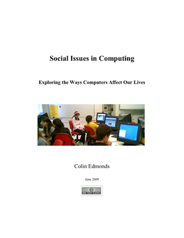 Social Issues in Computing