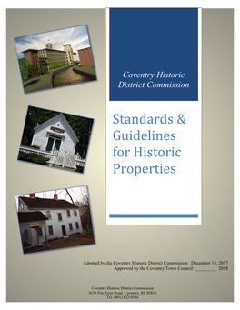 Standards & Guidelines for Historic Properties