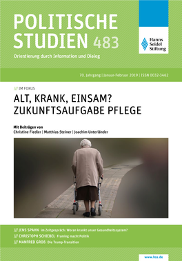 Politische Studien 483 Im Fokus 