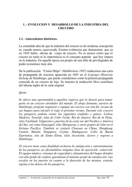 Evolución Y Desarrollo De La Industria Del Crucero Pág