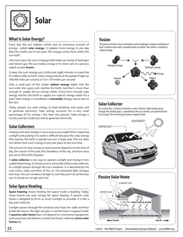 What Is Solar Energy? an Active Solar Home, on the Other Hand, Uses Special Equipment to Collectfusion Sunlight