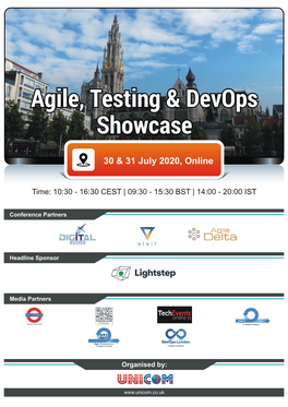 Agile Testing Devops Showcase Brochure 30-31 July 2020 2 July