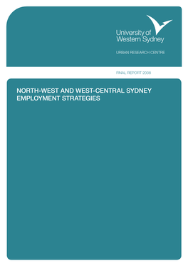 North-West and West-Central Sydney Employment Strategies