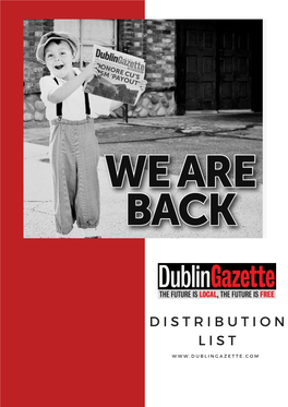 Dublin Gazette Distribution List