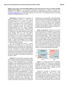 Brine Evolution and Transport-Driven Fractionation of Ocean Fluids Within Europa’S Icy Shell