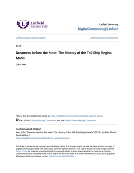 The History of the Tall Ship Regina Maris