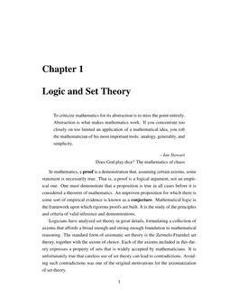 Set Theory and Logic in Greater Detail