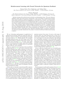 Arxiv:1802.05267V3 [Quant-Ph] 31 Aug 2018 Experiments [18]