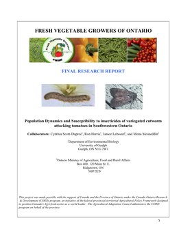 Fresh Vegetable Growers of Ontario