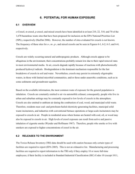 Toxicological Profile for Cresols