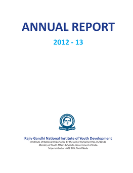 Annual Report 2012 - 13