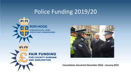 Police Funding 2019/20
