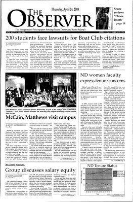 200 Students Face Lawsuits for Boat Club Citations Admission to Defendant's Busi­ Supnrior Court