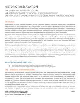 Historic Preservation Element – JANUARY 2016 MS Word Version – Edited Without Tables and Graphics