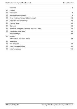 Site Allocations Development Plan Document Consultation Draft