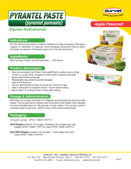 Pyrantel Paste Detail Sheet.Pdf