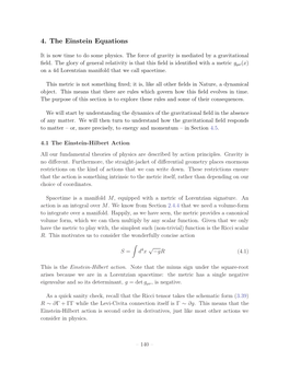 4. the Einstein Equations