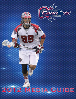 2012 Boston Cannons Media Guide