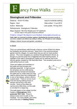 Sissinghurst and Frittenden