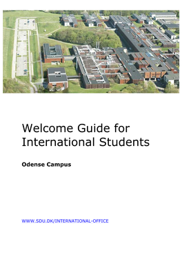 Welcome Guide for International Students