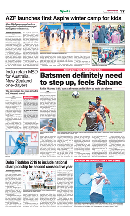 Batsmen Definitely Need to Step Up, Feels Rahane