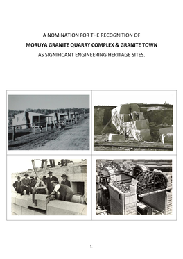 Moruya Granite Quarries, and Granite Town