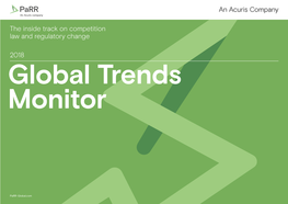 The Inside Track on Competition Law and Regulatory Change 2018 An
