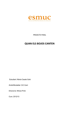 Quan Els Bojos Canten