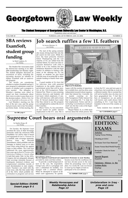 Georgetown Law Weekly