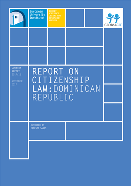 Report on Citizenship Law:Dominican Republic