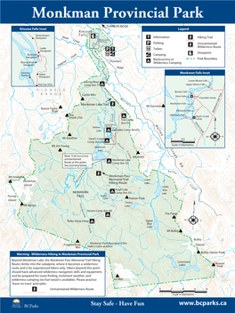 Wilderness Hiking in Monkman Provincial Park