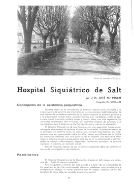 Hospital Siquiátrico De Salt