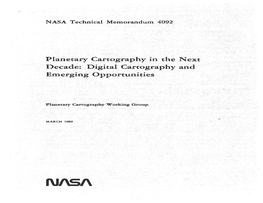 Digital Cartography and Emerging Opportunities