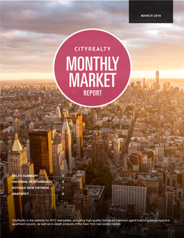 Monthly Market Report