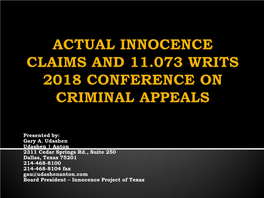 Designating and Determining Issues on Applications for Writs of Habeas Corpus