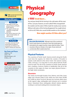 Physical Geography Note Information B