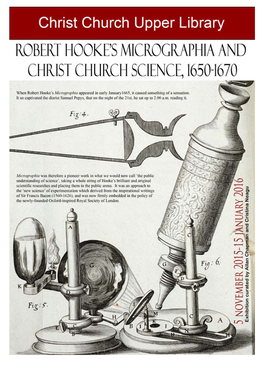 Robert Hooke's Micrographia