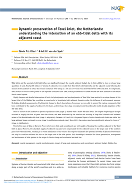 Understanding the Interaction of an Ebb-Tidal Delta with Its Adjacent Coast