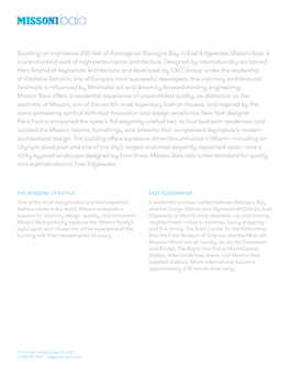 Boasting an Impressive 200 Feet of Frontage on Biscayne Bay in East Edgewater, Missoni Baia Is a One-Of-A-Kind Work of High-Performance Architecture