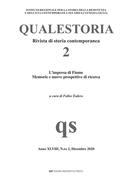 QUALESTORIA Rivista Di Storia Contemporanea 2