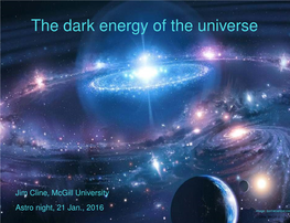 The Dark Energy of the Universe the Dark Energy of the Universe