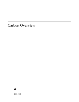 Carbon Overview